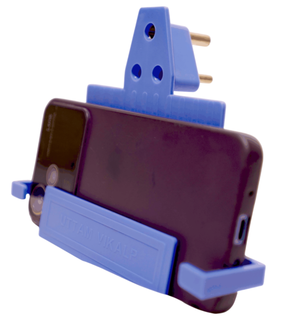 Uttam Vikalp® Swadeshi Portable Mobile Safety Case - Blue - Image 2